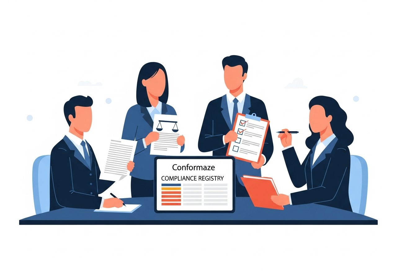 Équipe pluridisciplinaire collaborant autour du registre Conformaze